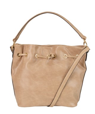 Geanta taupe, incapatoare