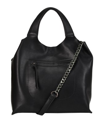 Geanta neagra cu compartiment detasabil