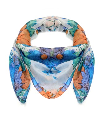 Esarfa patrata, din matase