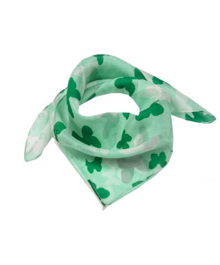 Esarfa din matase, cu fluturi