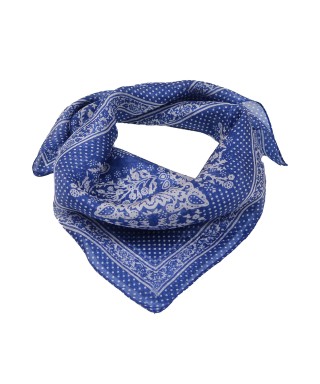 Esarfa albastra, din matase