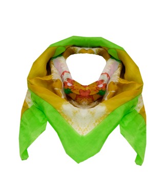 Esarfa patrata, din matase