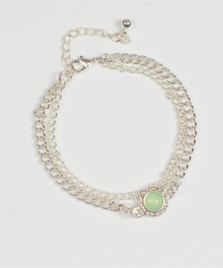 Bratara din lanturi cu cristal