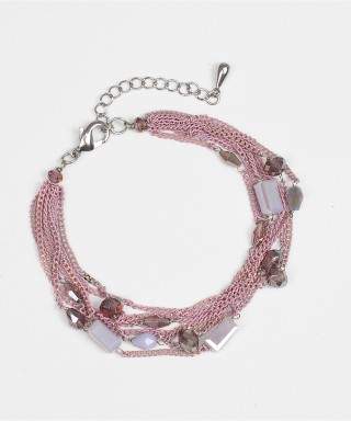 Bratara din lanturi mov