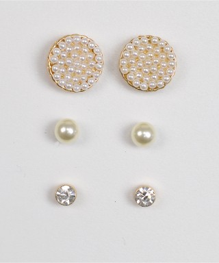 Set de cercei rotunzi