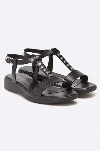 Sandale din piele cu platforma Vagabond