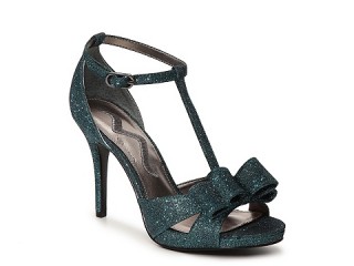 Sandale verzi cu toc cui si fundita