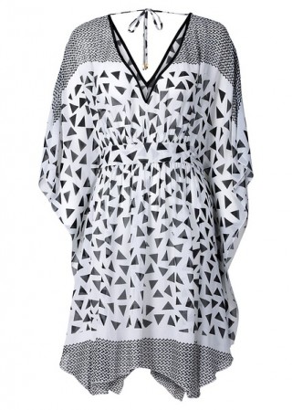 Rochie de plaja cu decolteu adanc