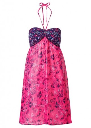 Rochie scurta de vara cu umerii goi