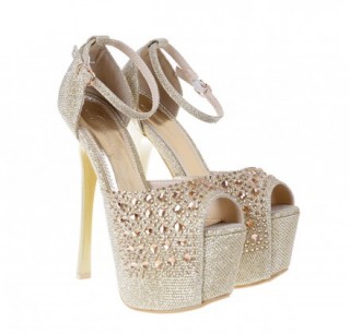 Sandale cu platforma, toc cui si tinte