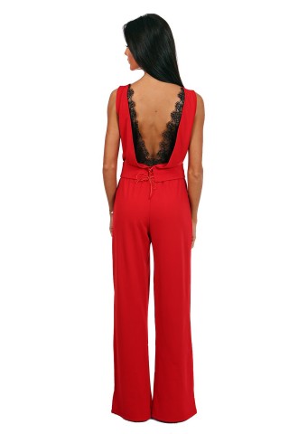 Salopeta eleganta cu spatele gol