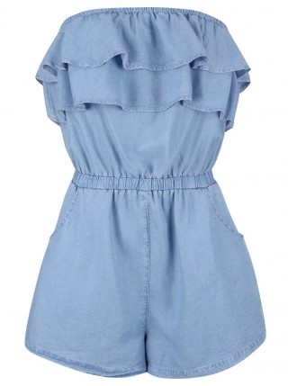 Salopeta albastra din denim