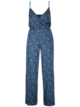 Salopeta lunga cu imprimeu floral