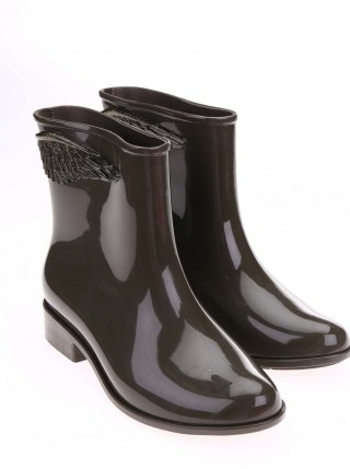 Ghete din cauciuc kaki cu aripi Mel Goji Berry II