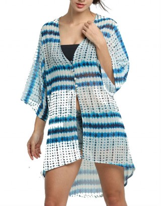 Rochie de plaja din voal