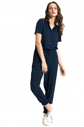 Salopeta lunga cu buline Hilfiger Denim