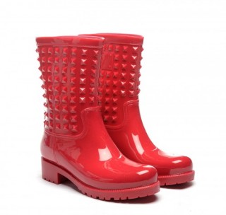 Cizme de cauciuc rosii