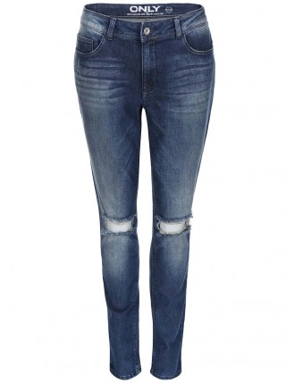 Blugi taiati albastri ONLY