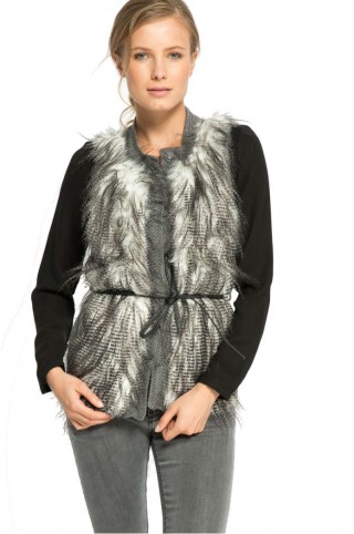 Vesta de blana sintetica Vero Moda