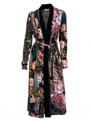 Halat de baie cu imprimeu