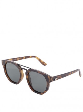 Ochelari de soare cu lentile gri si rama animal print