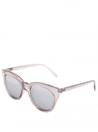 Ochelari de soare cu rama groasa si lentile gri Le Specs Halfmoon Magic