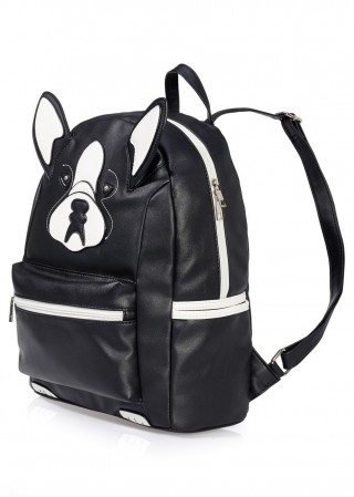 Rucsasc negru imitatie de piele