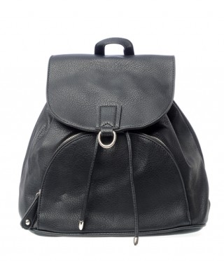 Rucsac clasic negru cu doua comparimente