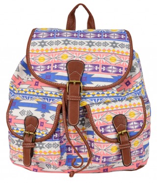 Rucsac roz din material textil