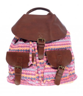 Rucsac cu imprimeu multicolor