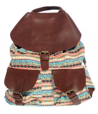 Rucsac multicolor din material textil