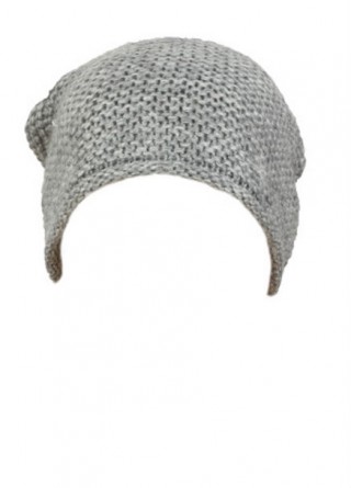 Caciula tricotata gri deschis