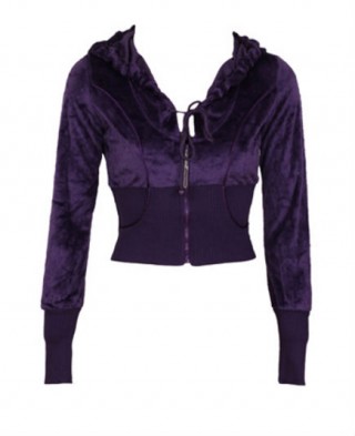 Hanorac scurt violet