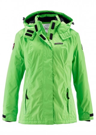 Geaca verde rezistenta la umezeala