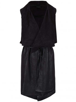 Vesta lunga neagra VILA Secret