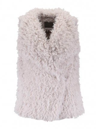 Vesta pufoasa din blana artificiala Vero Moda