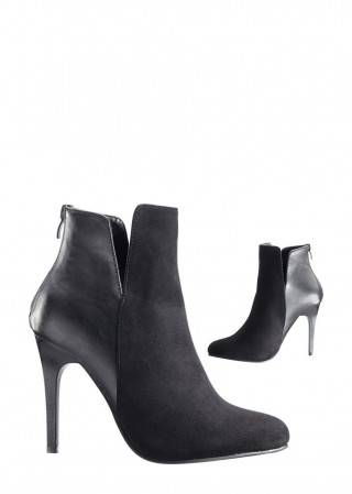 Botine elegante cu toc subtire
