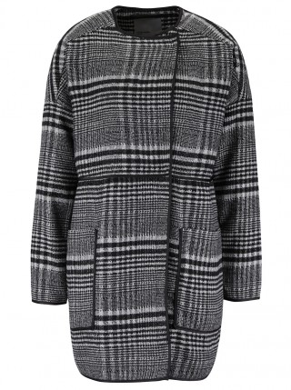 Pardesiu in carouri alb cu negru Vero Moda