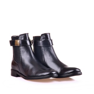 Ghete dama din piele Jesse negre