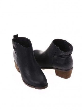 Botine cu model piele de sarpe