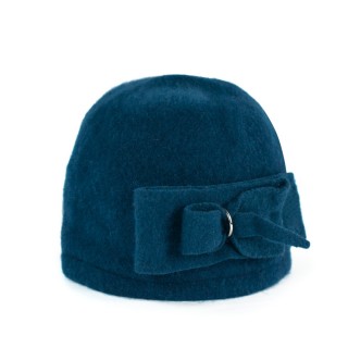 Caciula eleganta bleumarin