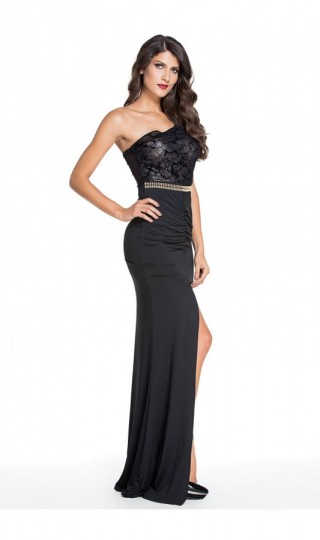 Rochie eleganta de seara cu umerii goi