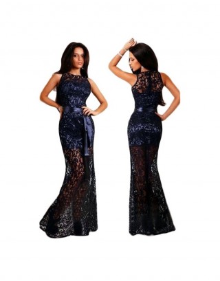 Rochie din dantela violet