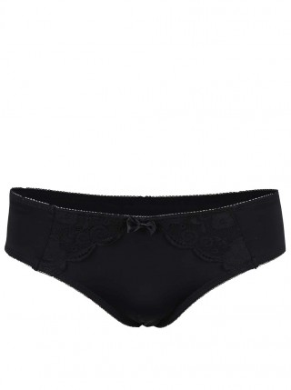 Chiloti cu dantela ICONE Hortensia negri