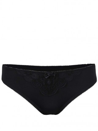 Chiloti cu dantela ICONE Hortensia negri