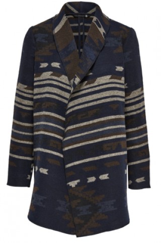 Cardigan albastru ONLY cu model