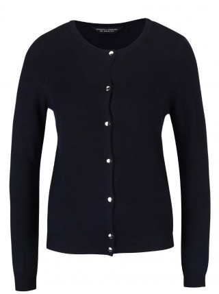 Cardigan albastru Dorothy Perkins cu nasturi