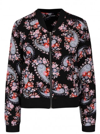 Jacheta bomber Haily's Felicia cu imprimeu paisley