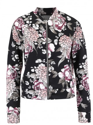 Jacheta bomber Miss Selfridge cu imprimeu floral