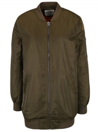 Jacheta bomber kaki lunga TALLY WEiJL